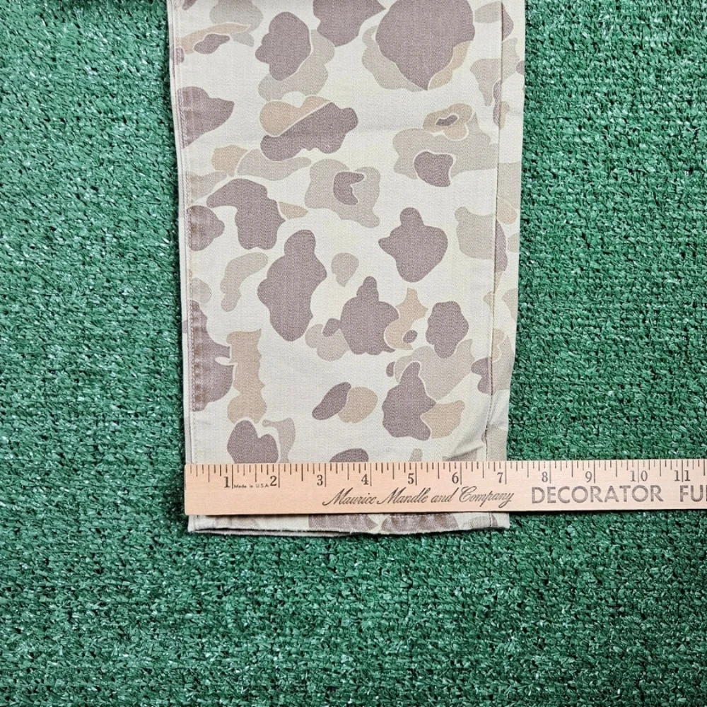 Vintage Polo Ralph Lauren Sullivan Slim Camo Denim Pants / Mens Size 35/32 - Picture 6 of 12